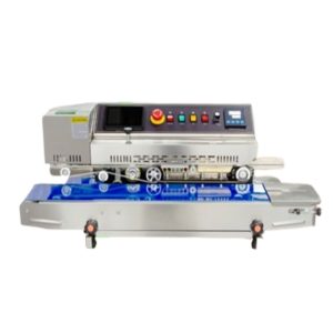 SELLADORA BANDA CONTINUA ELECTRICA HORIZONTAL CON FECHADOR DE TINTA