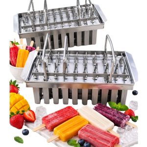 MOLDES PARA PALETAS DE HELADO EN ACERO INOXIDABLE